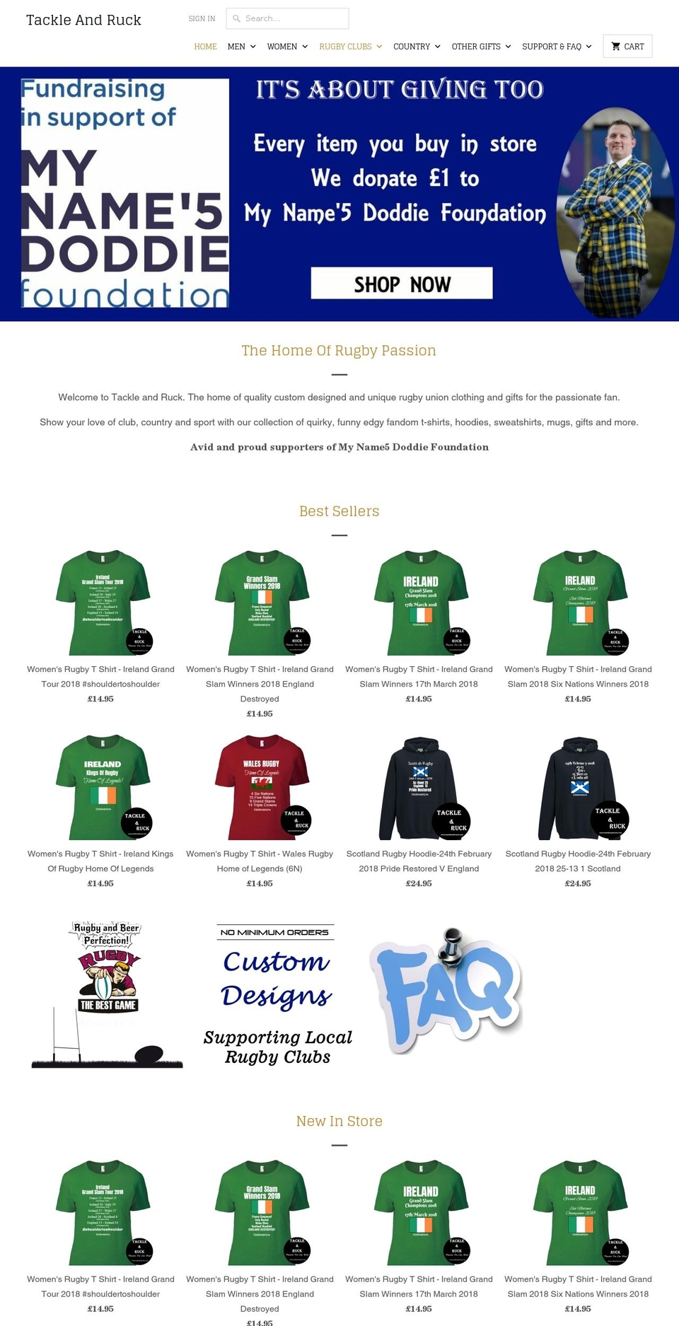 tackleandruck.com — Shopify storefront screenshot