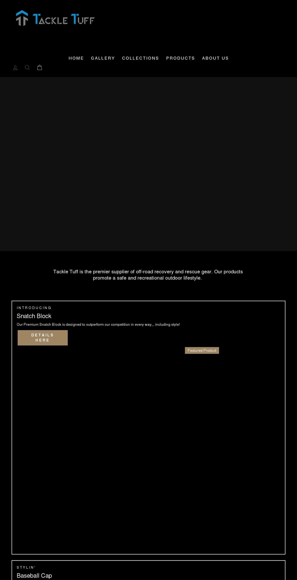 tackletuff.com shopify website screenshot