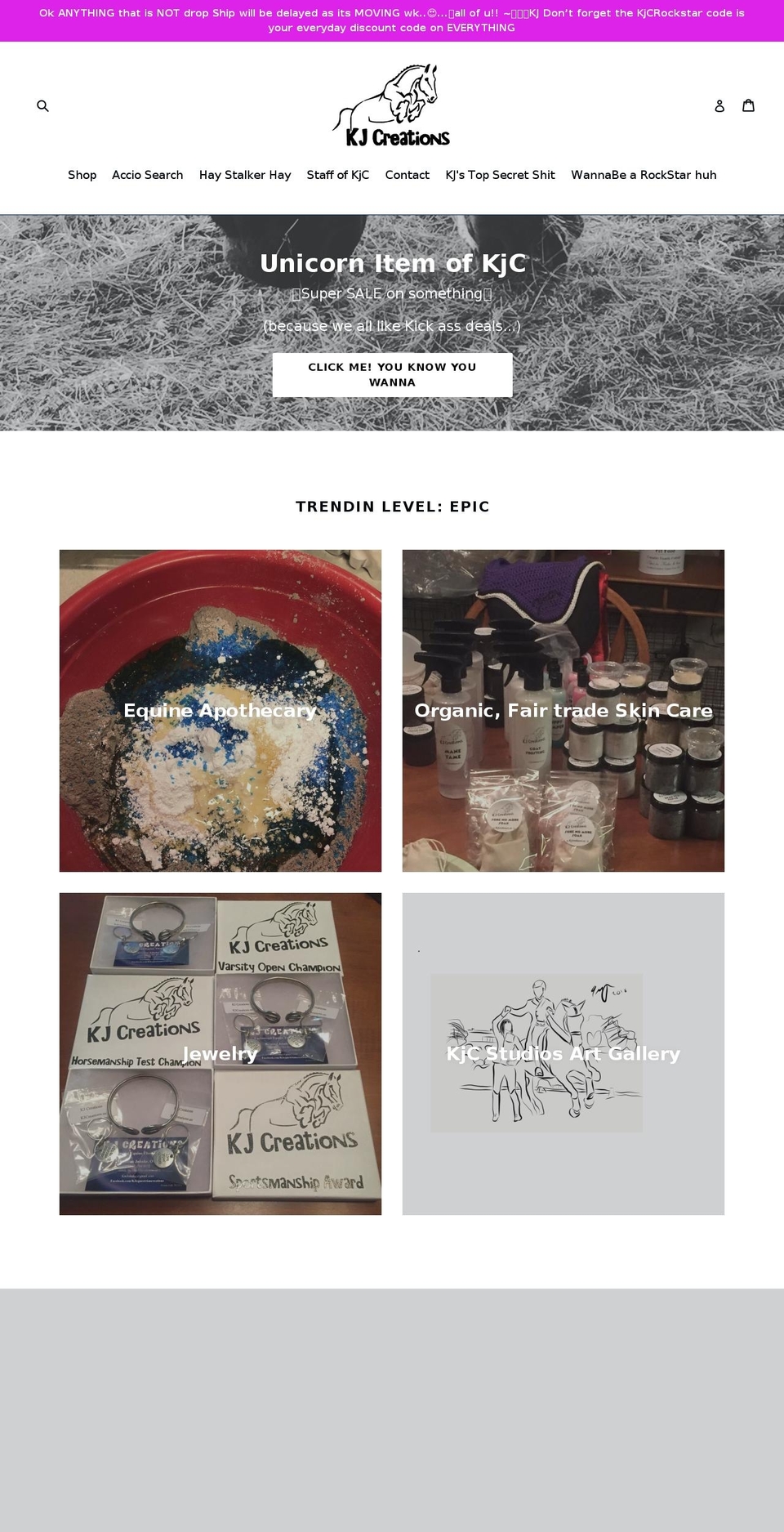 tackqueen.com — Shopify storefront screenshot