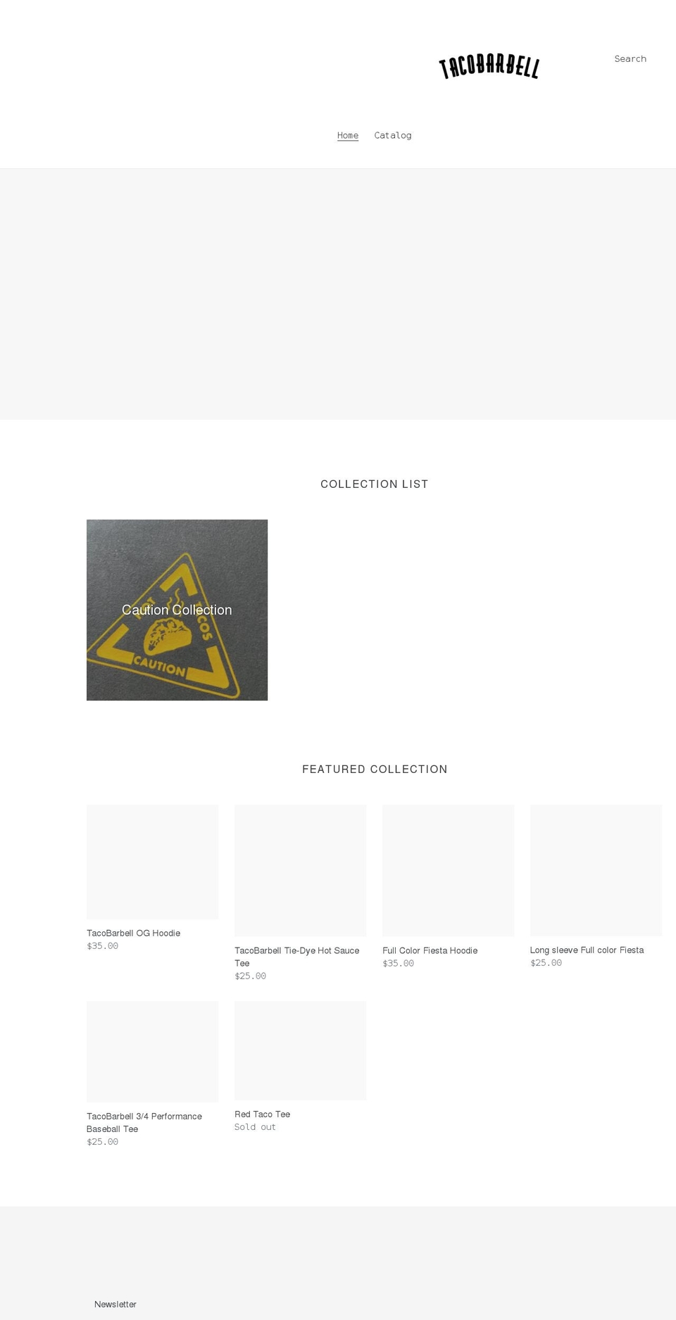 tacobarbell.com shopify website screenshot