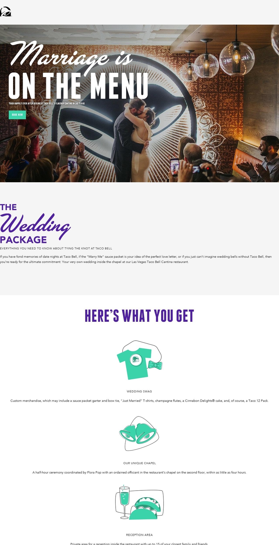wedding Shopify theme site example tacobellwedding.com