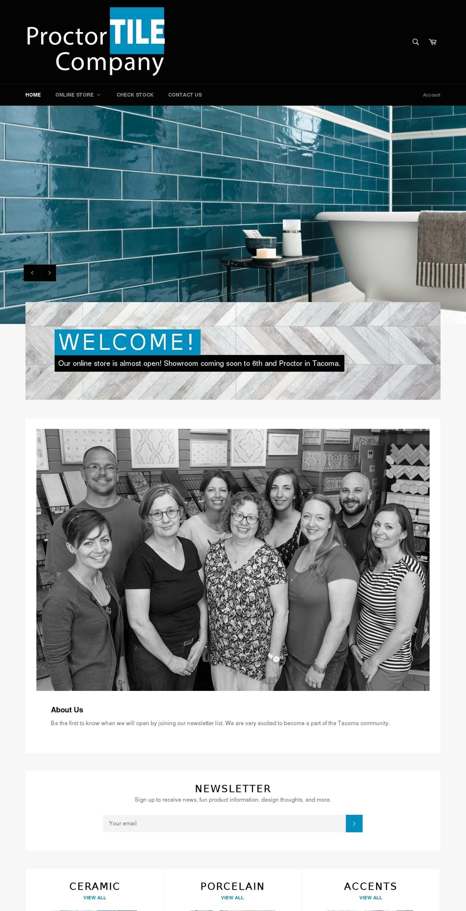 tacomatiles.com — Shopify storefront screenshot