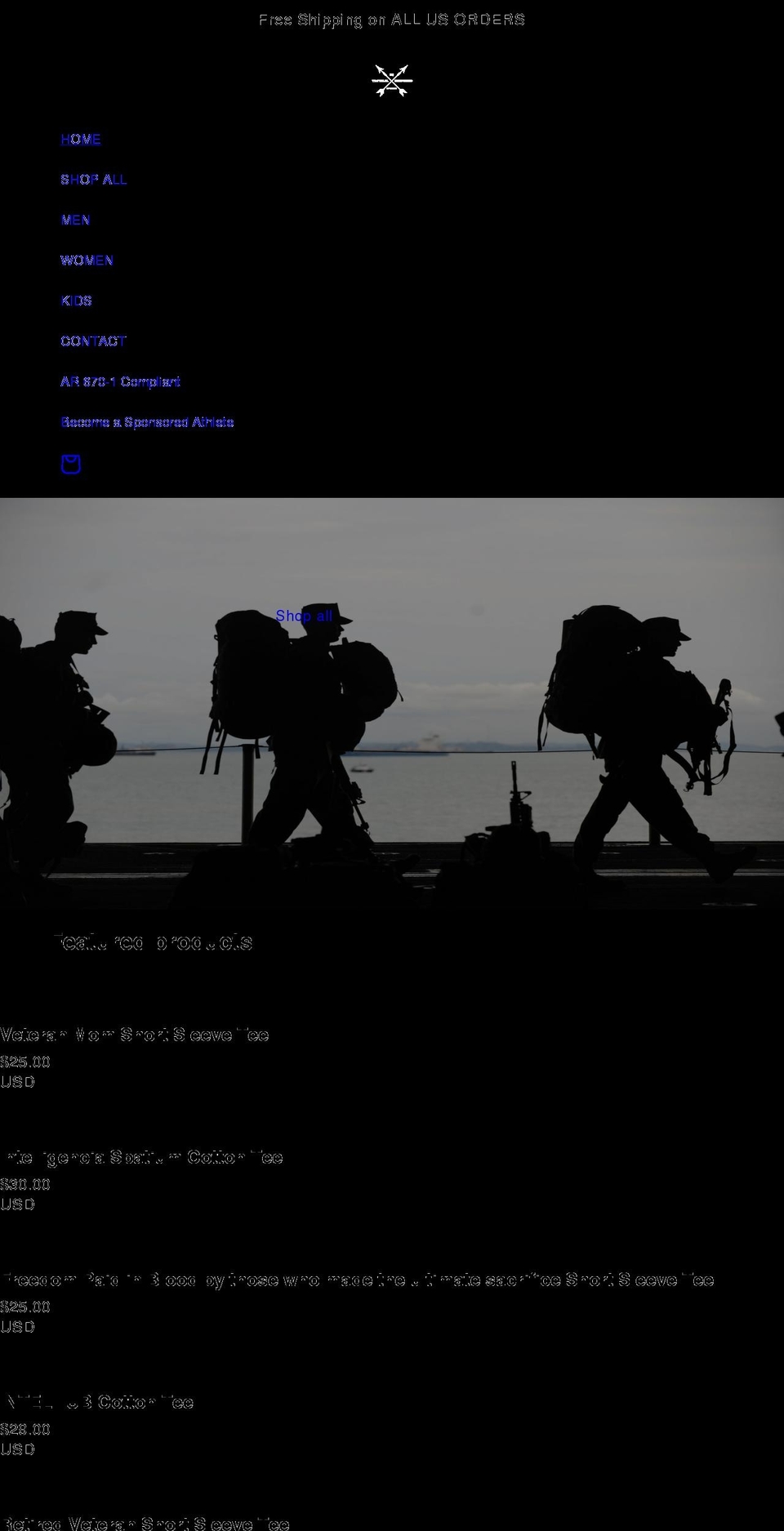 tacticalcompound.com shopify website screenshot