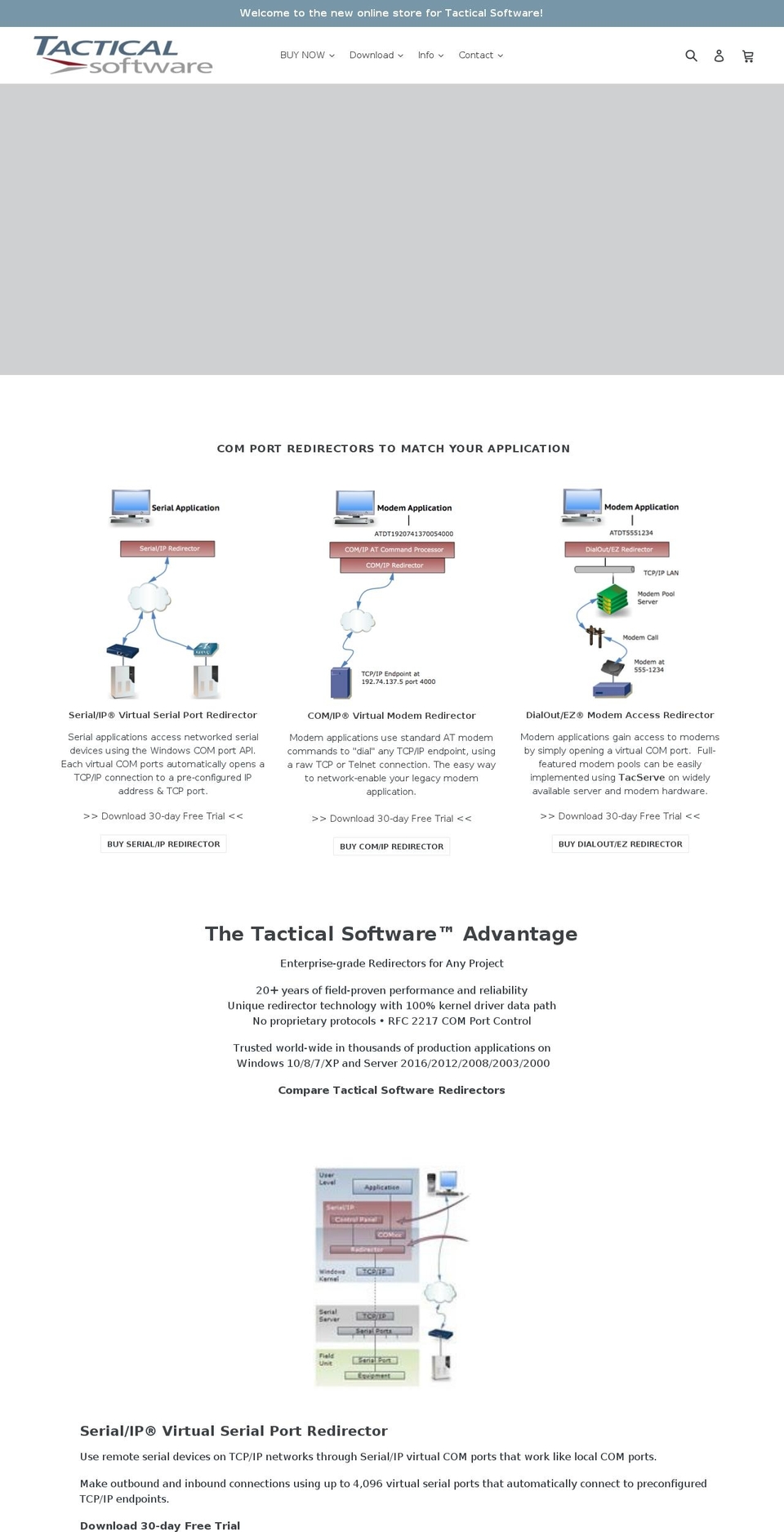 tacticalsoftware.com shopify website screenshot