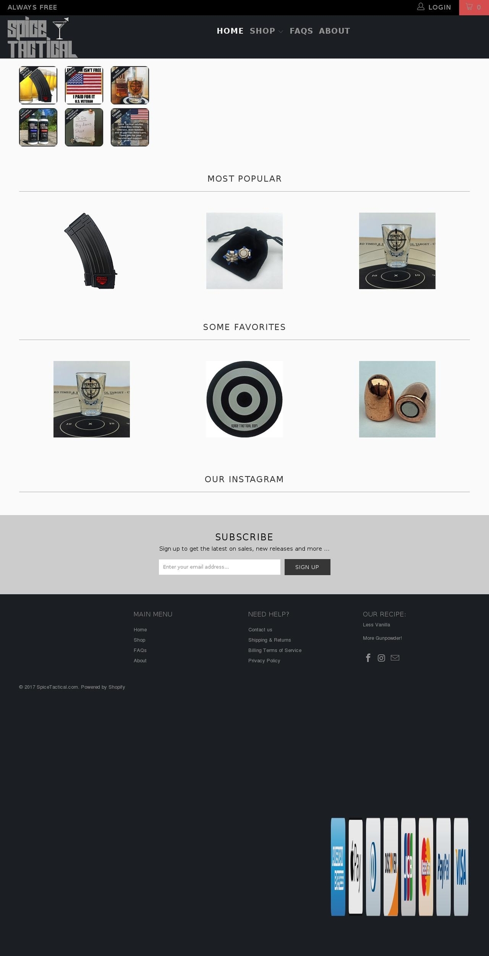 turbo 207 Live on 170331 Shopify theme site example tacticalspice.com