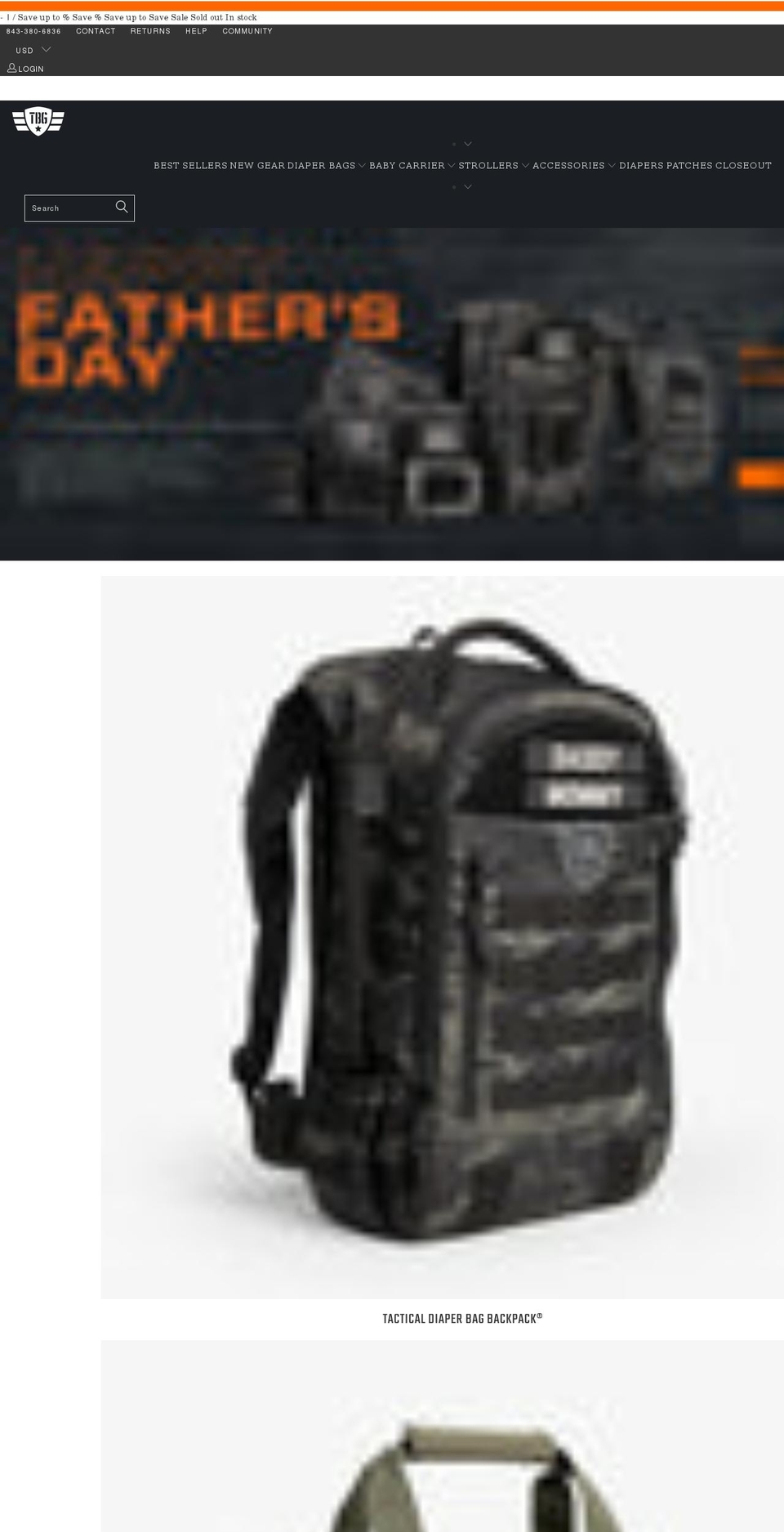 Ethercycle Tactical - 07\/04\/2018 - Pre-App Shopify theme site example tacticlebabygear.com