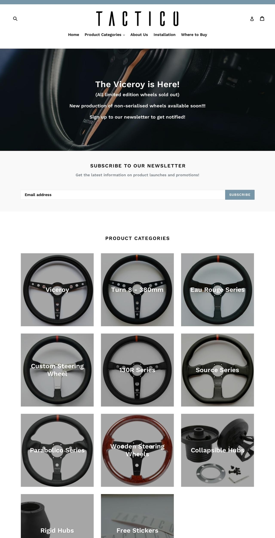 tactico-ra.com — Shopify storefront screenshot