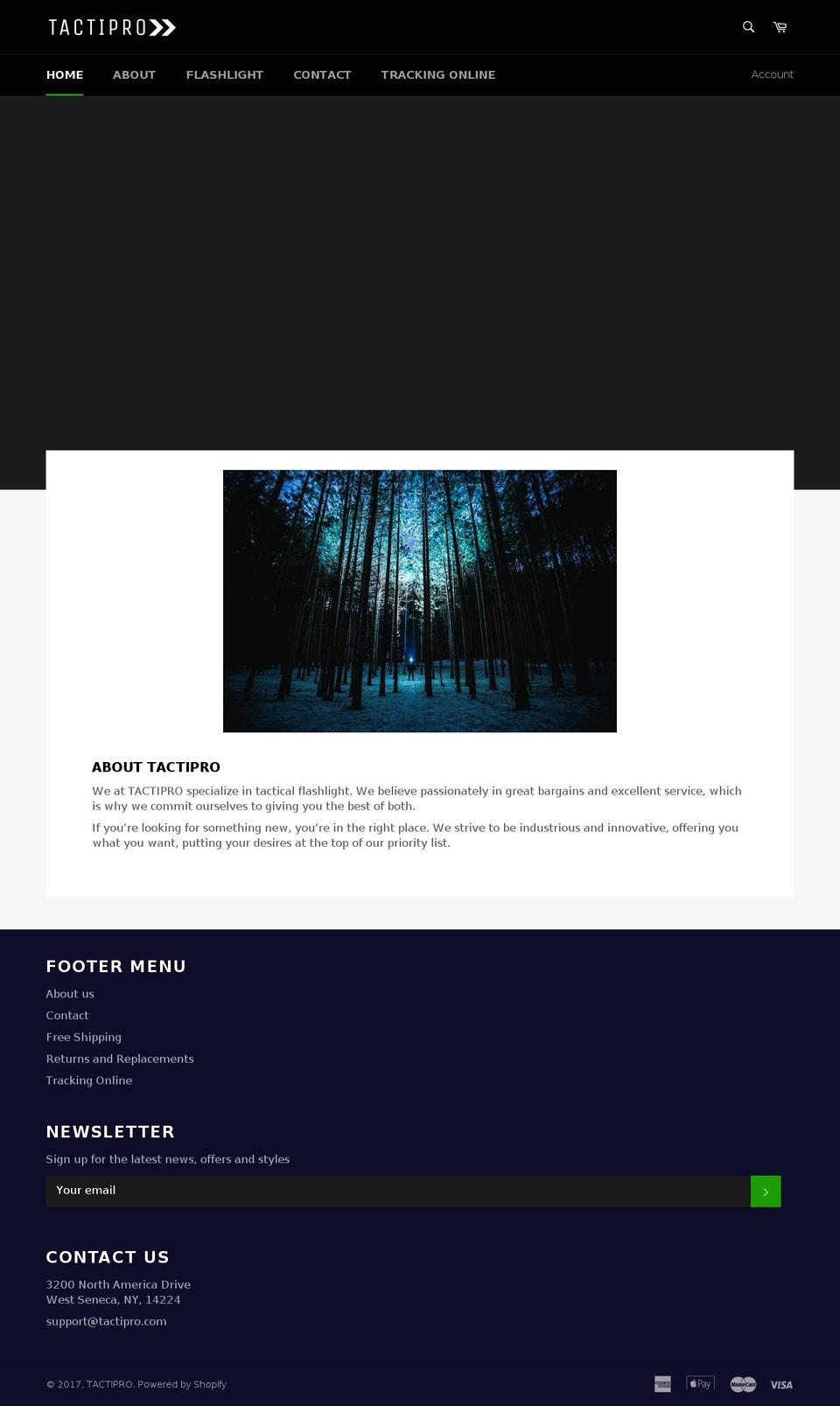 tactipro.com shopify website screenshot