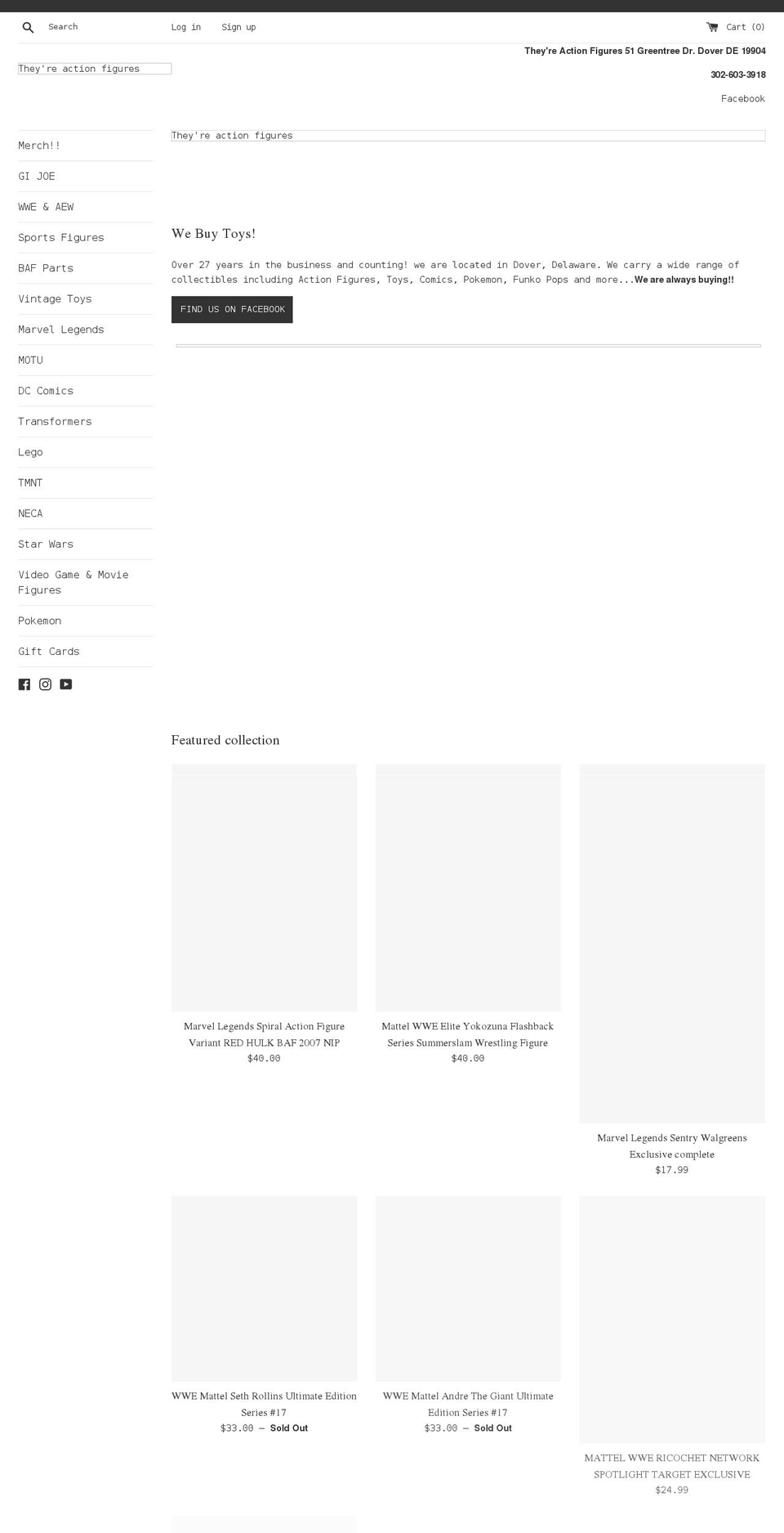 tafempire.com shopify website screenshot