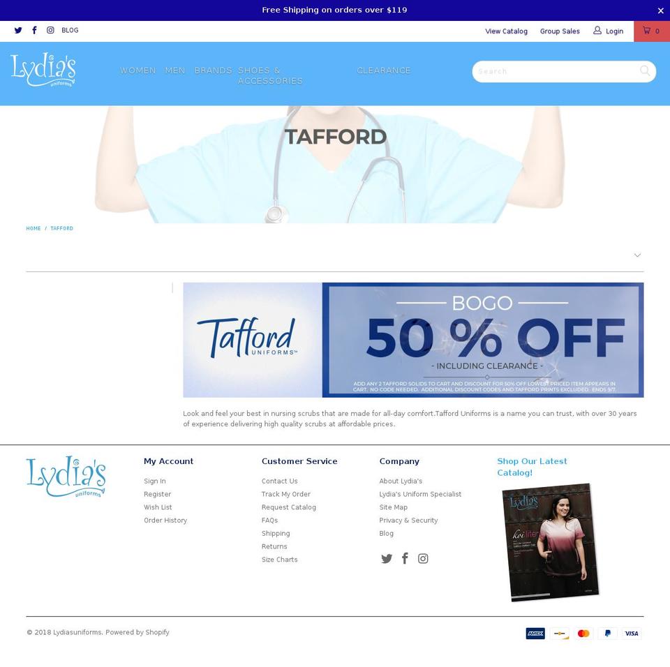 tafford.xyz shopify website screenshot