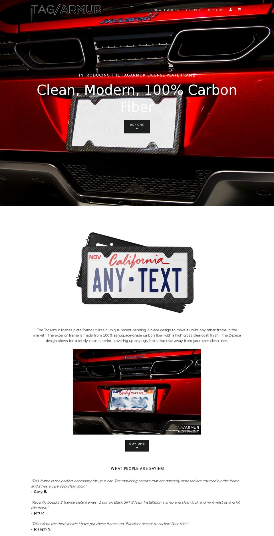 tagarmurframes.com shopify website screenshot