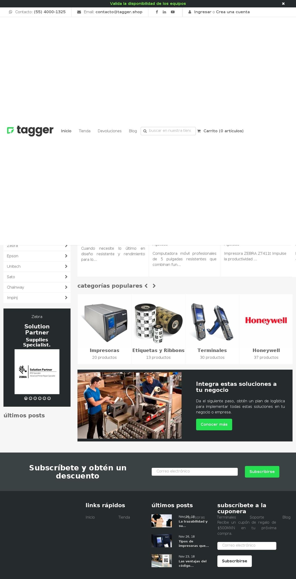 tagger.shop shopify website screenshot