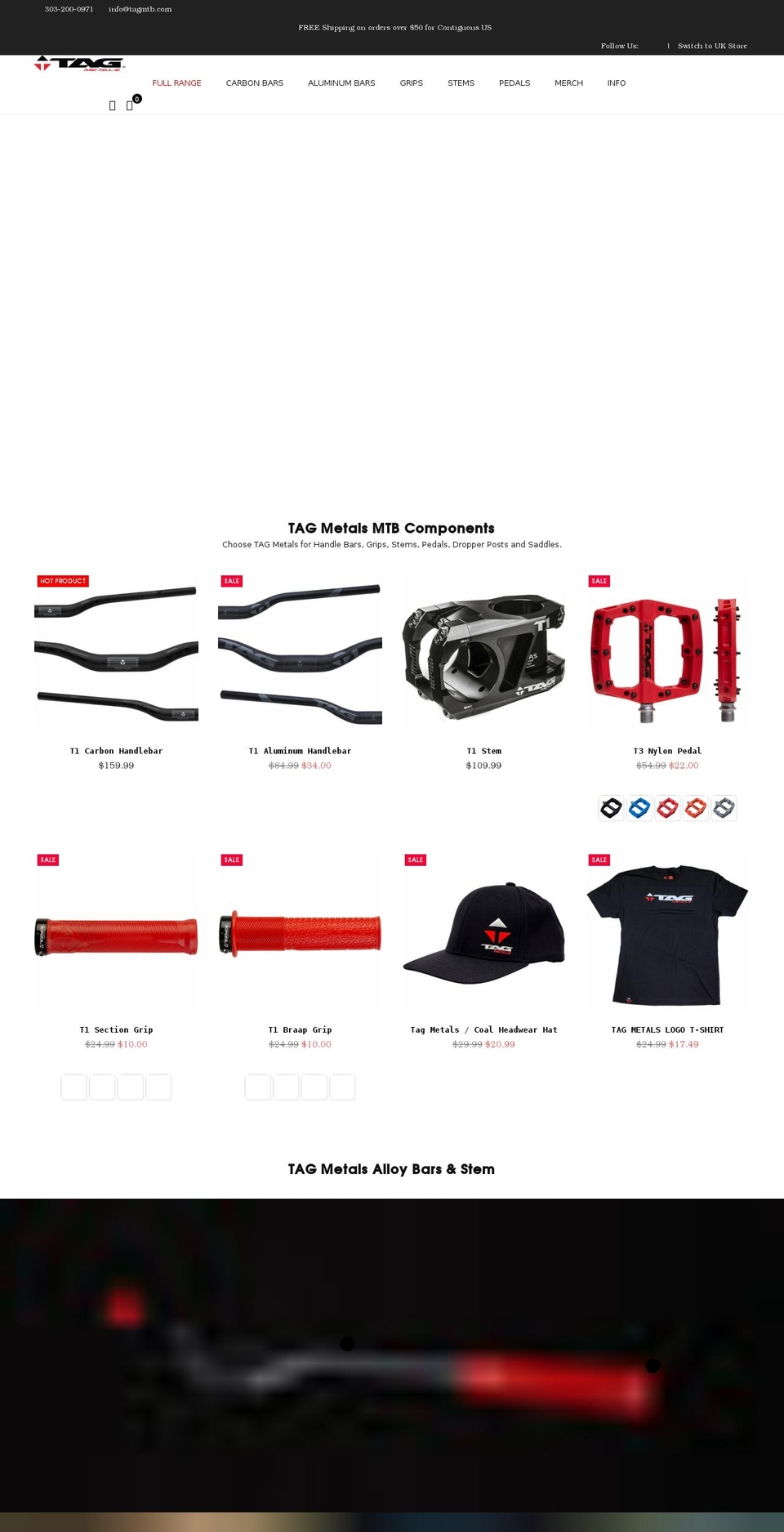 tagmtb.com shopify website screenshot