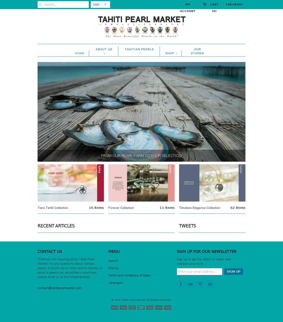 tahitipearlmarket.com shopify website screenshot