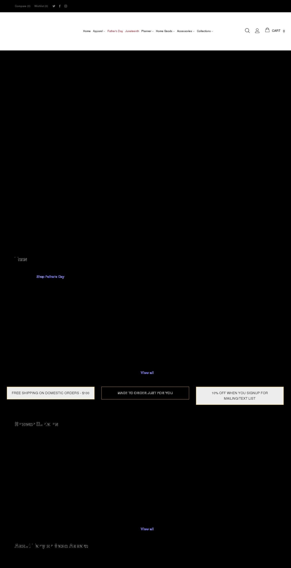 tahylormade.com shopify website screenshot