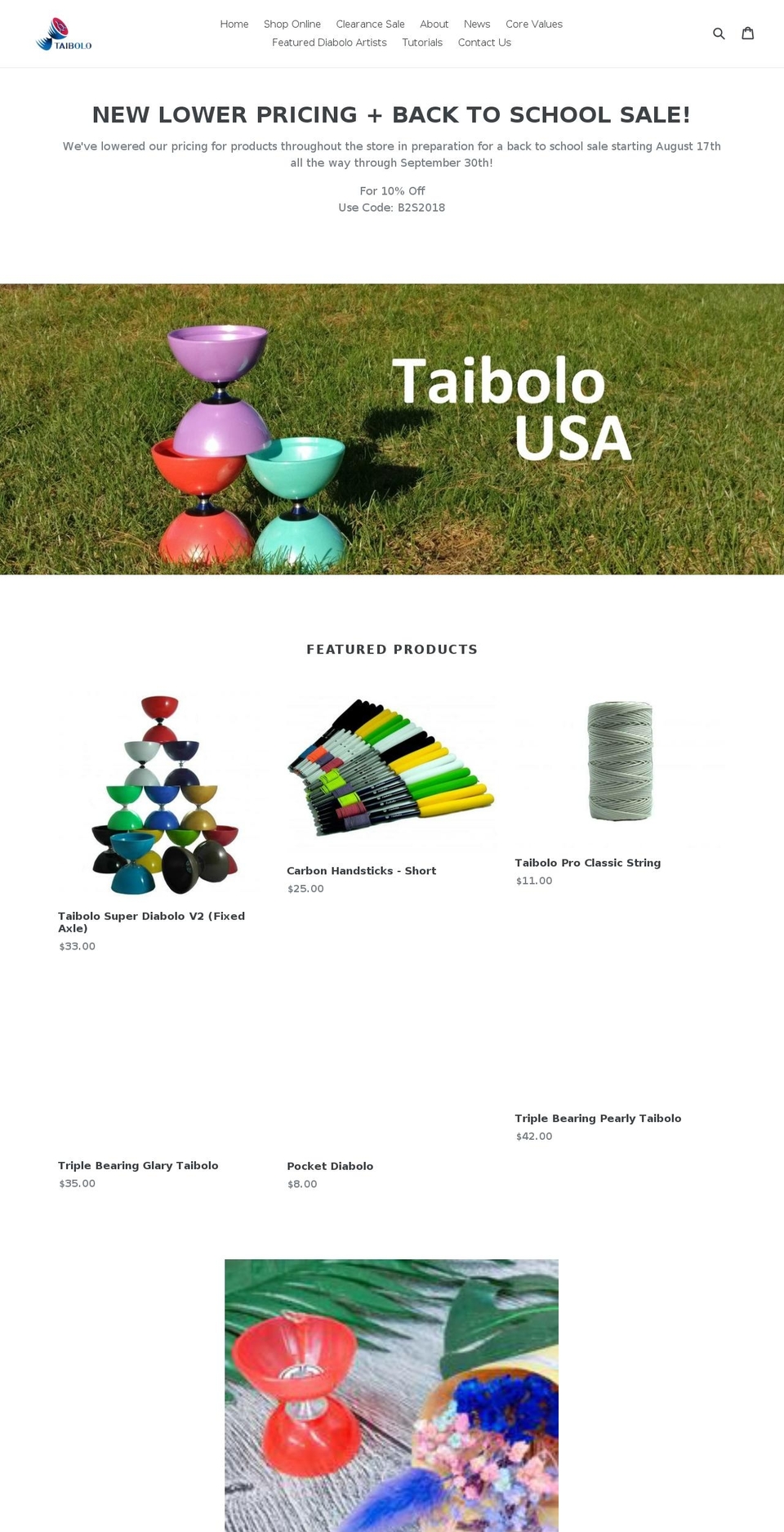 taibolo-usa.com shopify website screenshot