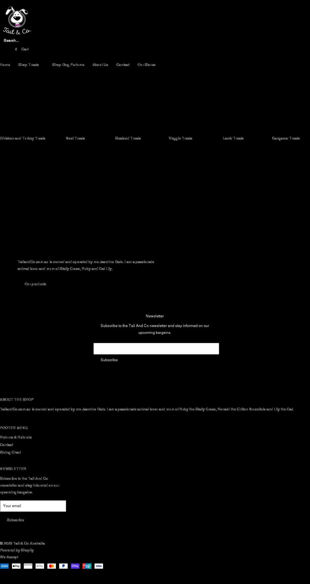 tailandco.com.au shopify website screenshot