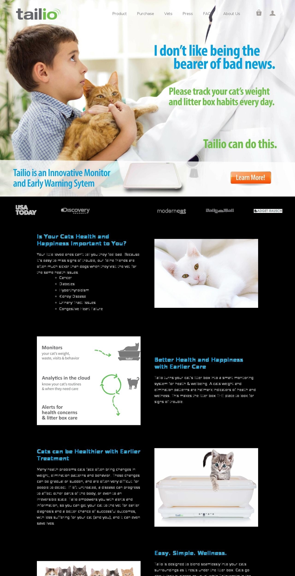 tailio.com shopify website screenshot