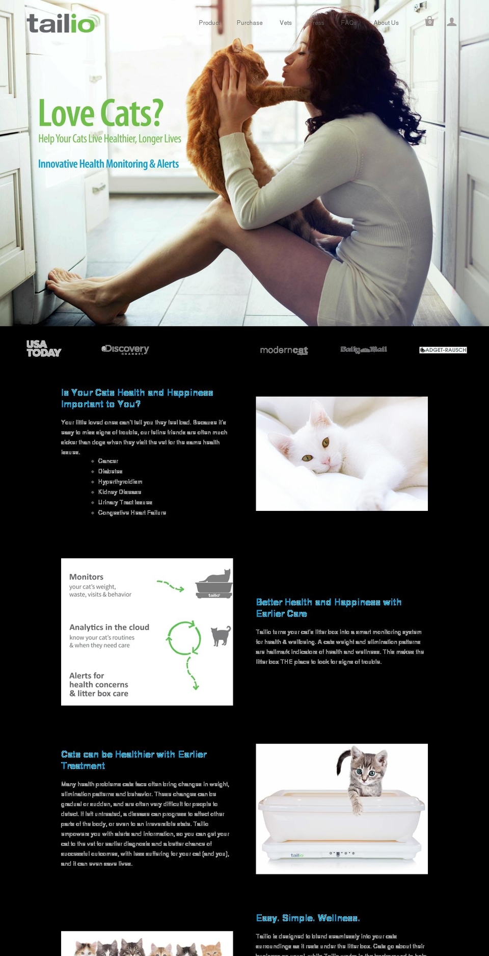 tailio.vet shopify website screenshot