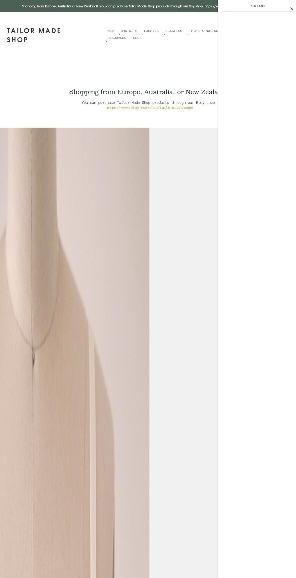 tailor-made-shop.myshopify.com shopify website screenshot