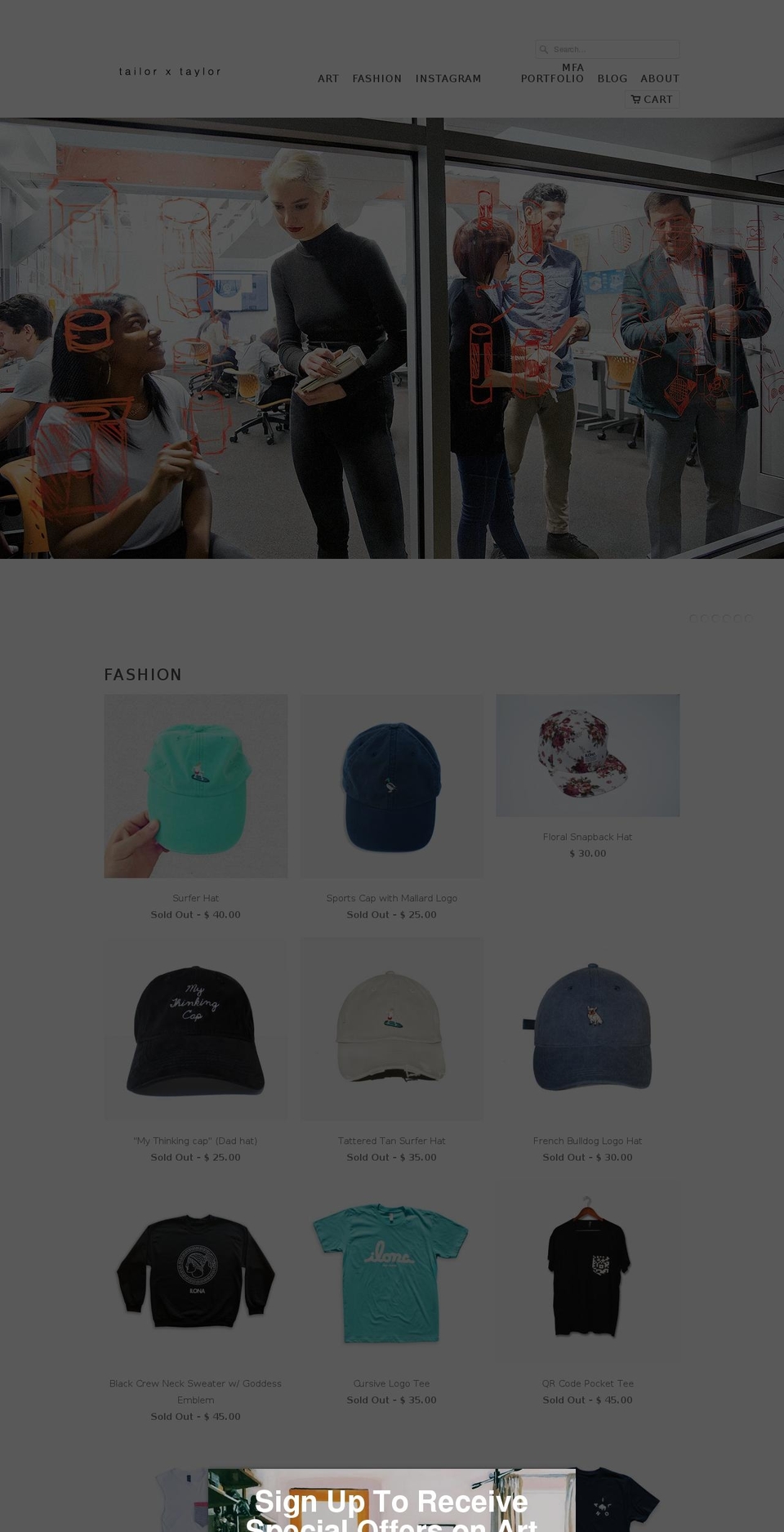tailorbytaylor.com shopify website screenshot