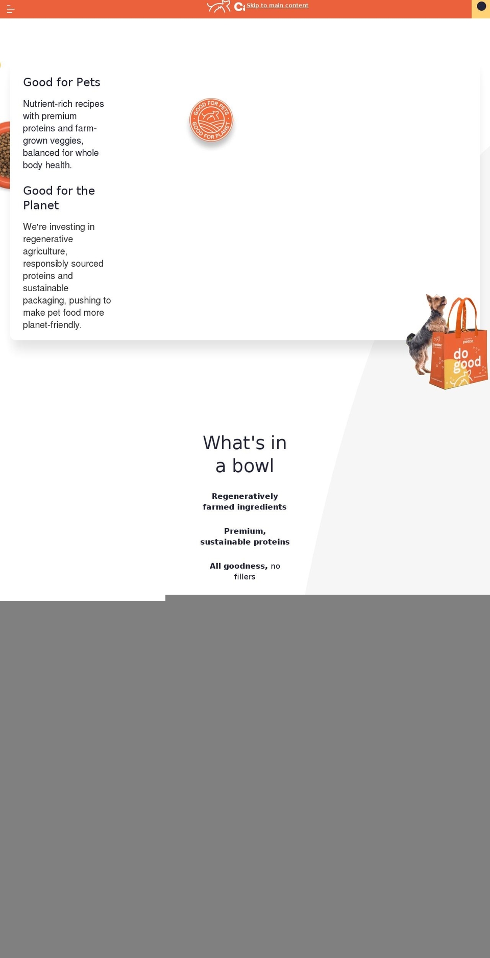 tailoredpet.com shopify website screenshot