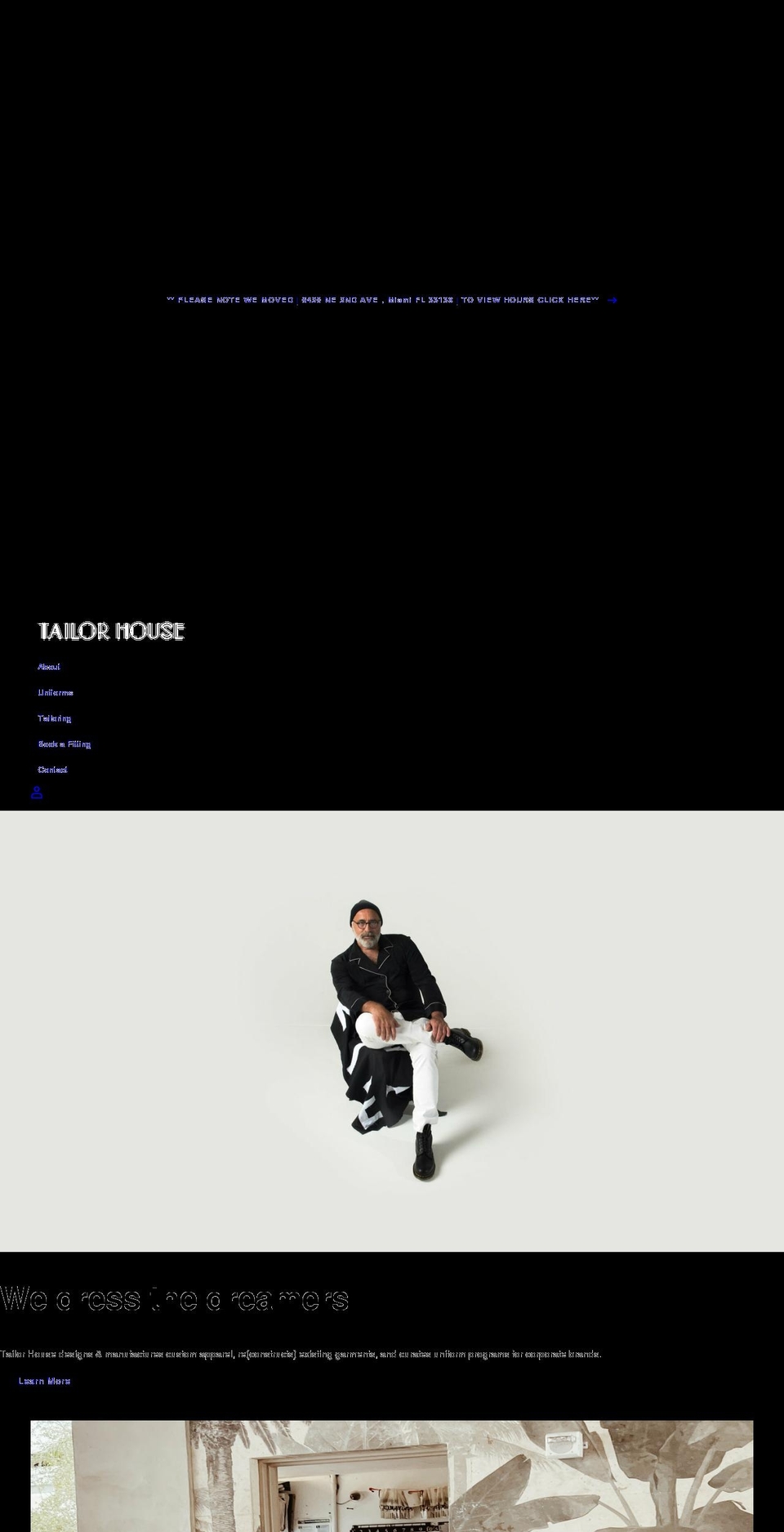 tailorhouse.com shopify website screenshot