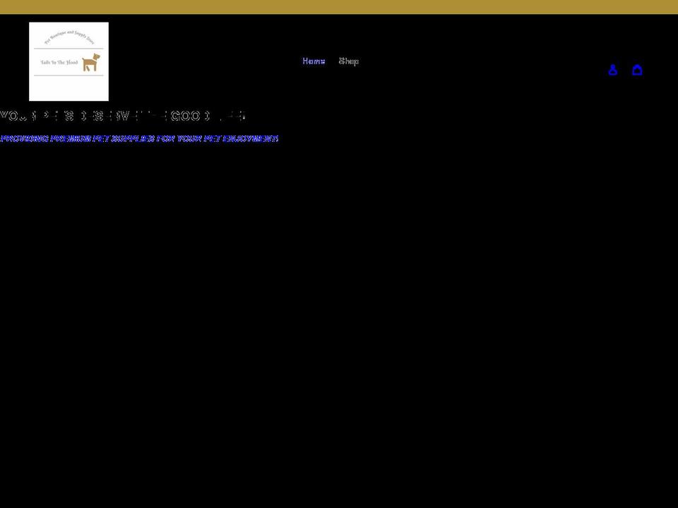 tailsinthehood.com shopify website screenshot