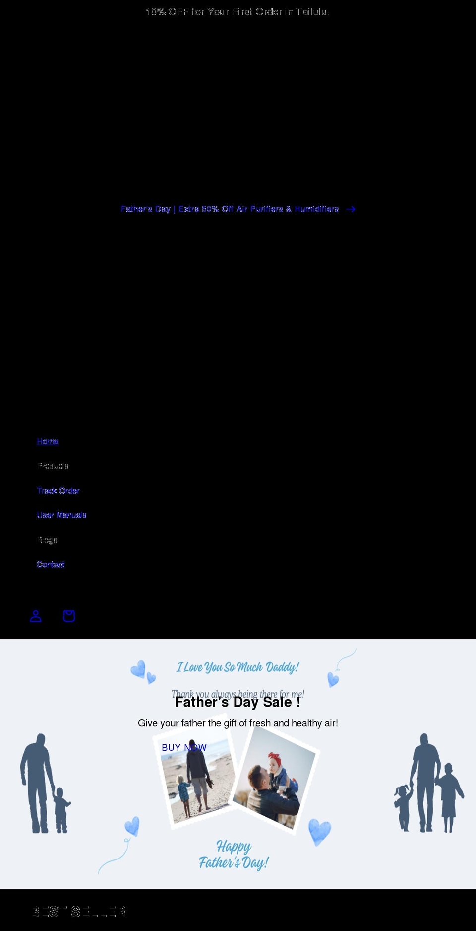 tailulu.com shopify website screenshot