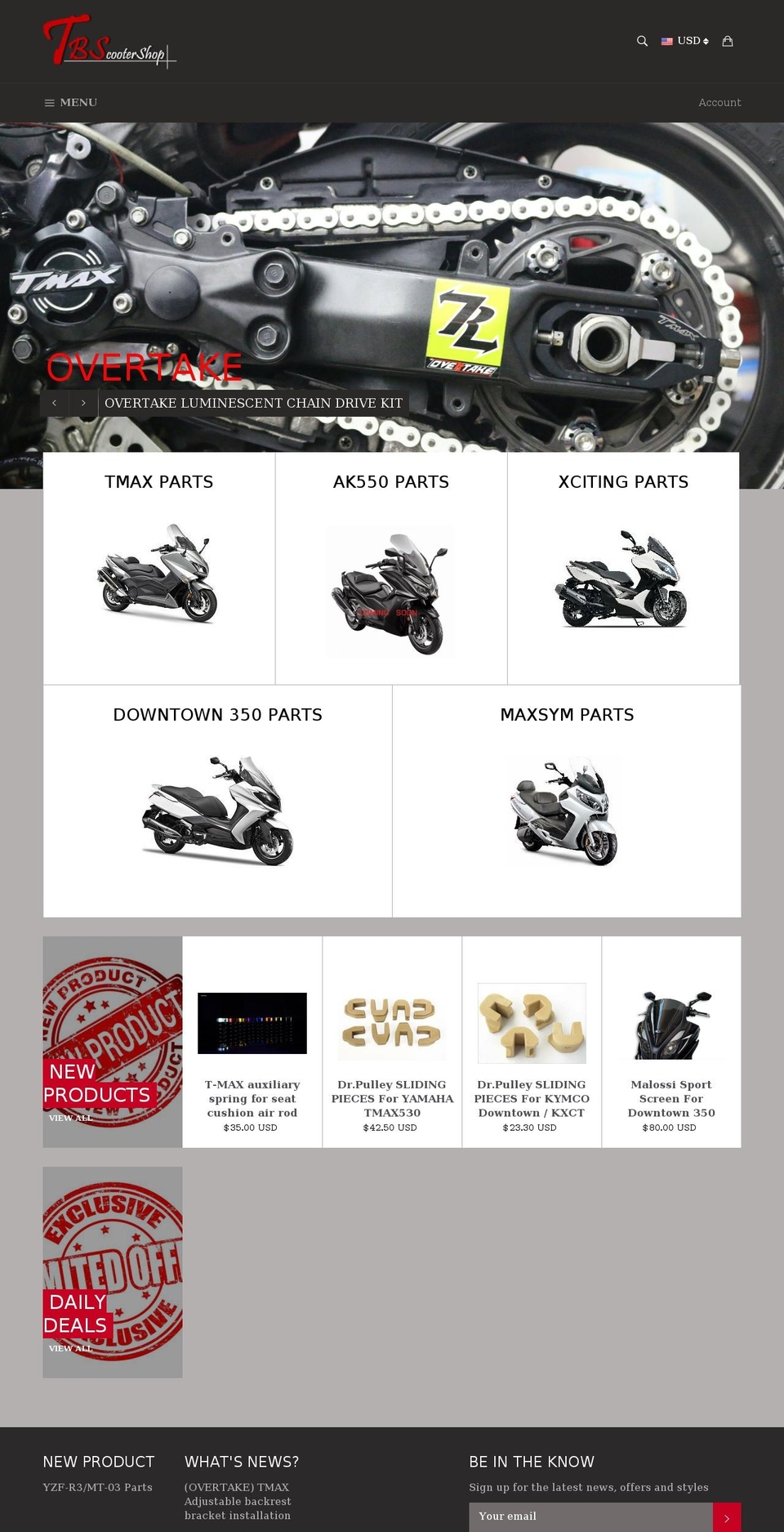 taiwanbigscootershop.com shopify website screenshot