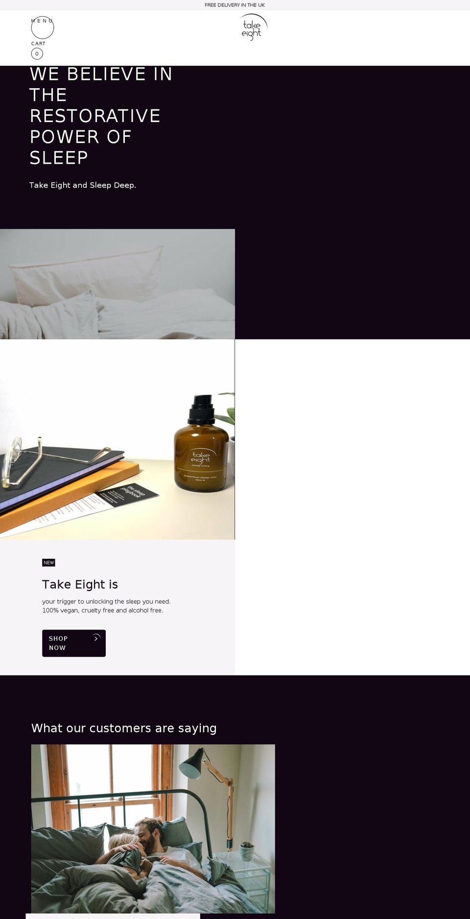take-eight.com shopify website screenshot