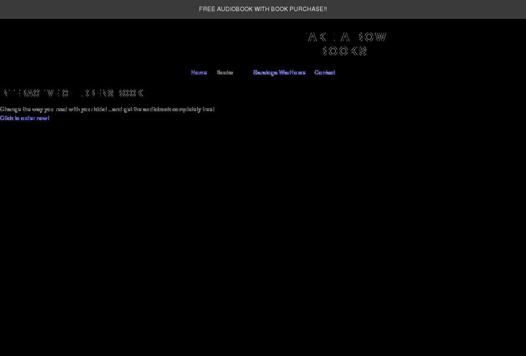 takeabowbooks.com shopify website screenshot