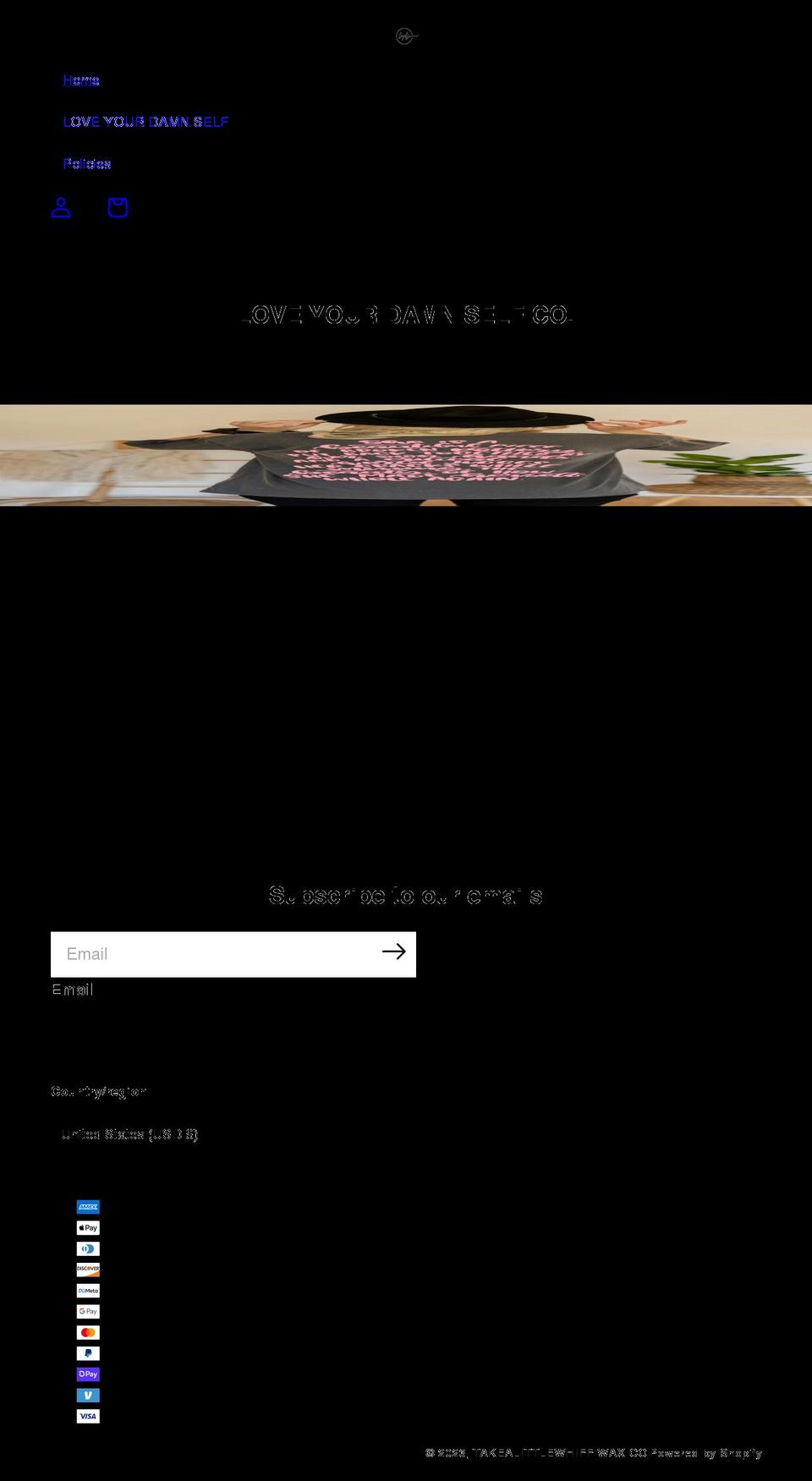 takealittlewhiff.com shopify website screenshot