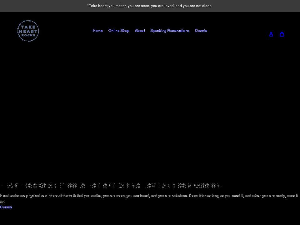 takeheartcreativestudio.com shopify website screenshot