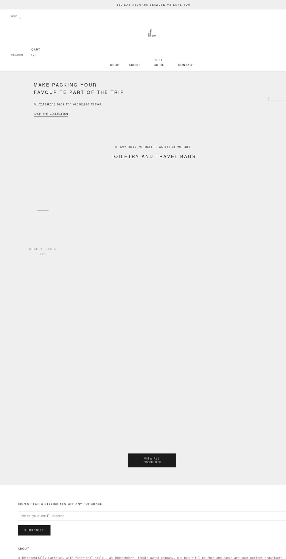 takemonday.com shopify website screenshot