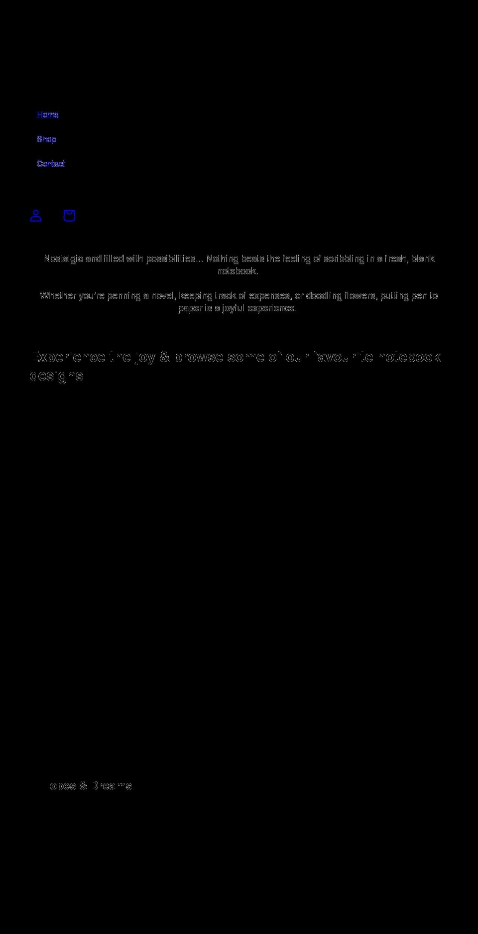 takenotepaperie.com shopify website screenshot