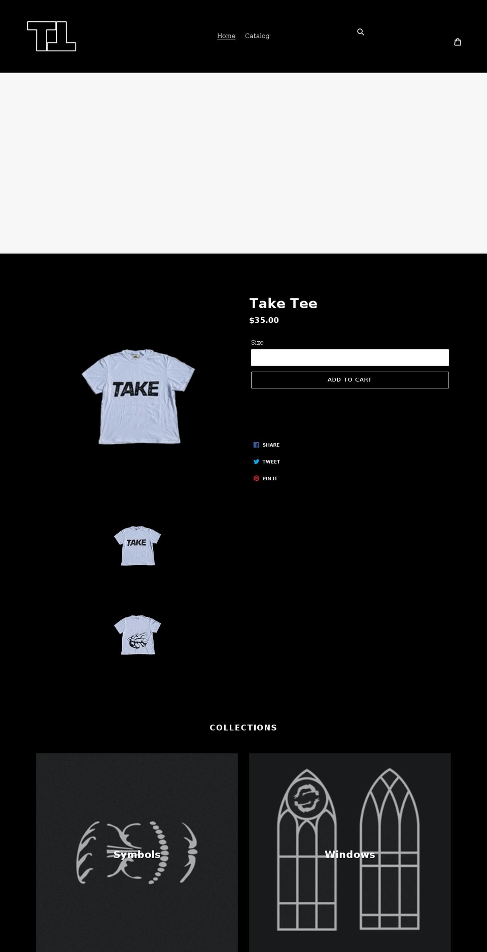 takeoveranything.com shopify website screenshot