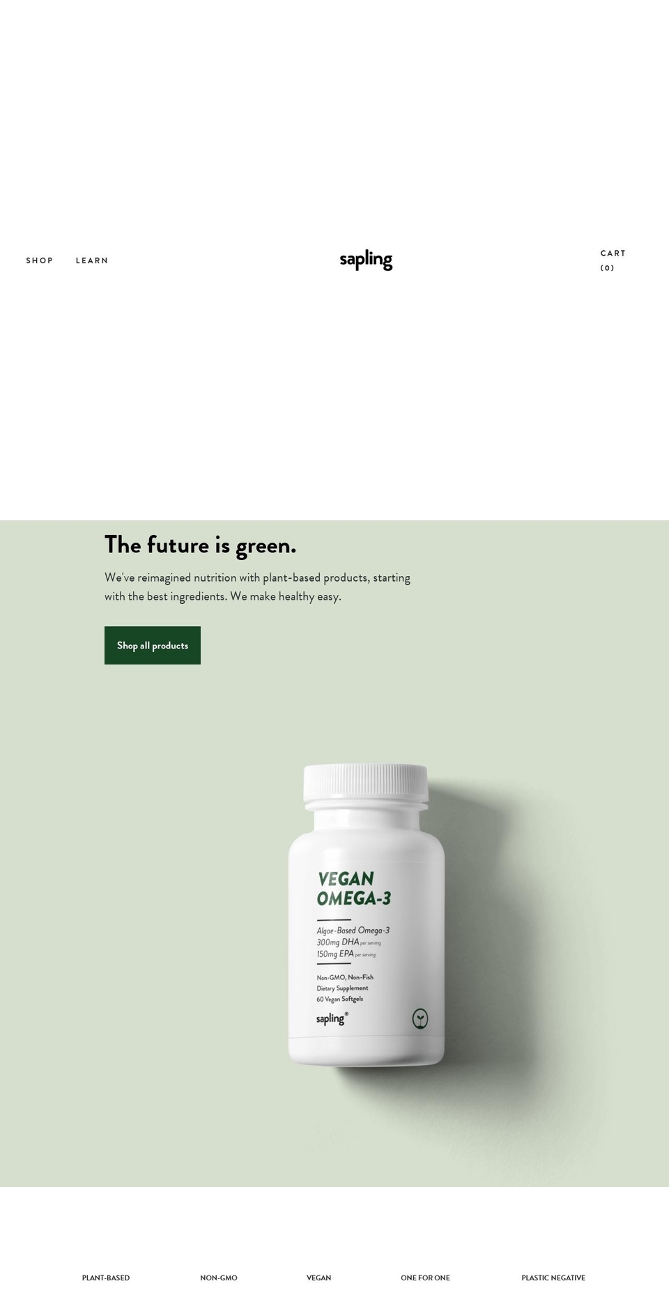 takesapling.com shopify website screenshot