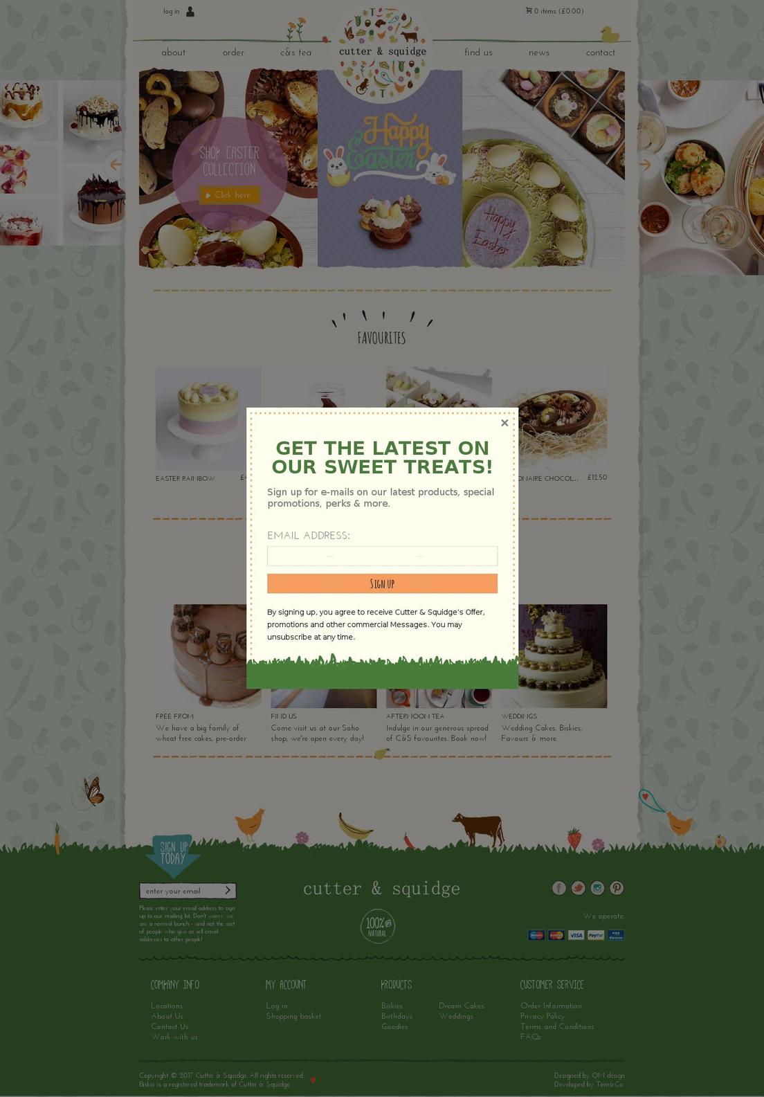 takethebiskie.com shopify website screenshot