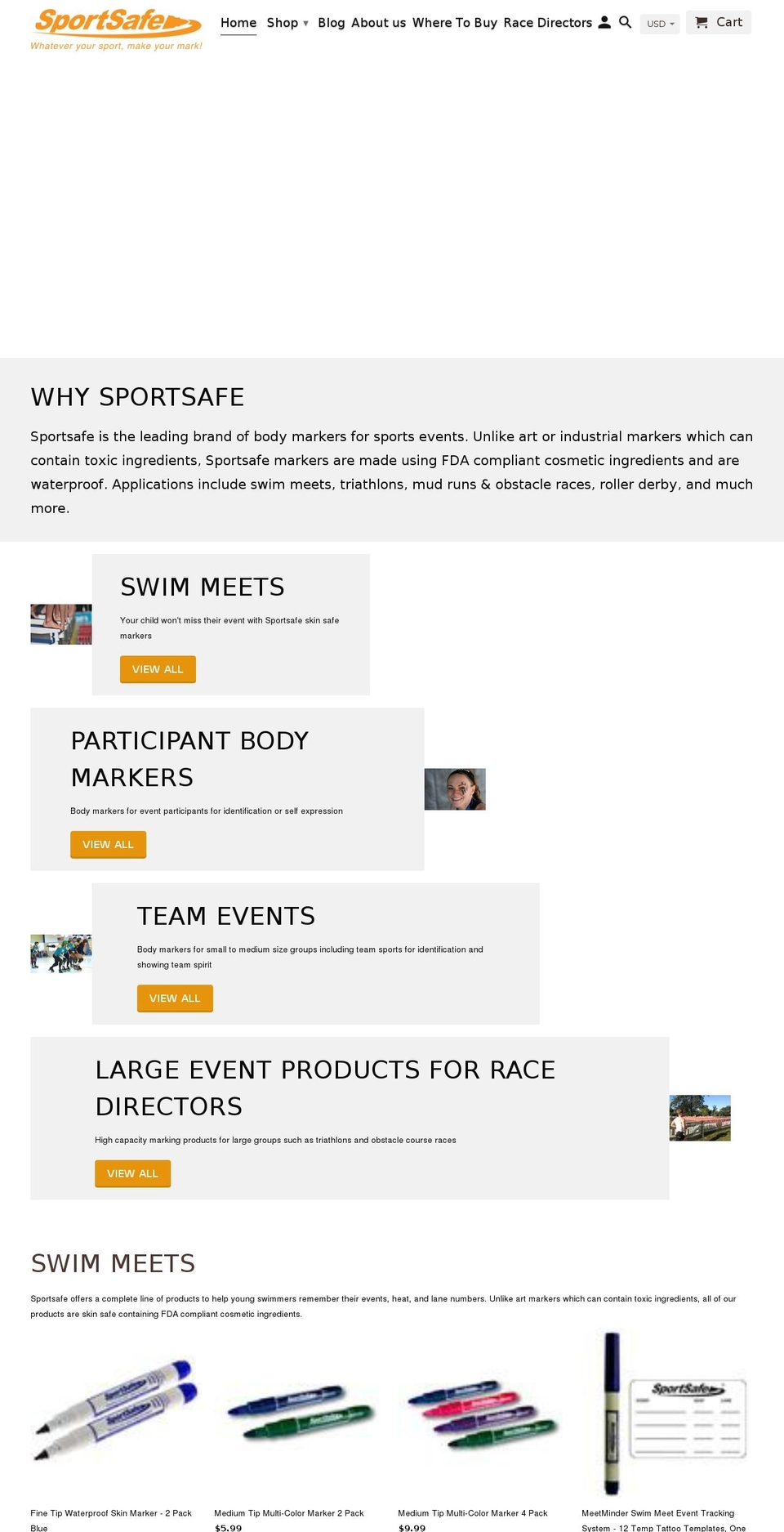 theme-export-nontoxicmarkers-com-myshopify-com Shopify theme site example takeyourmarksports.com