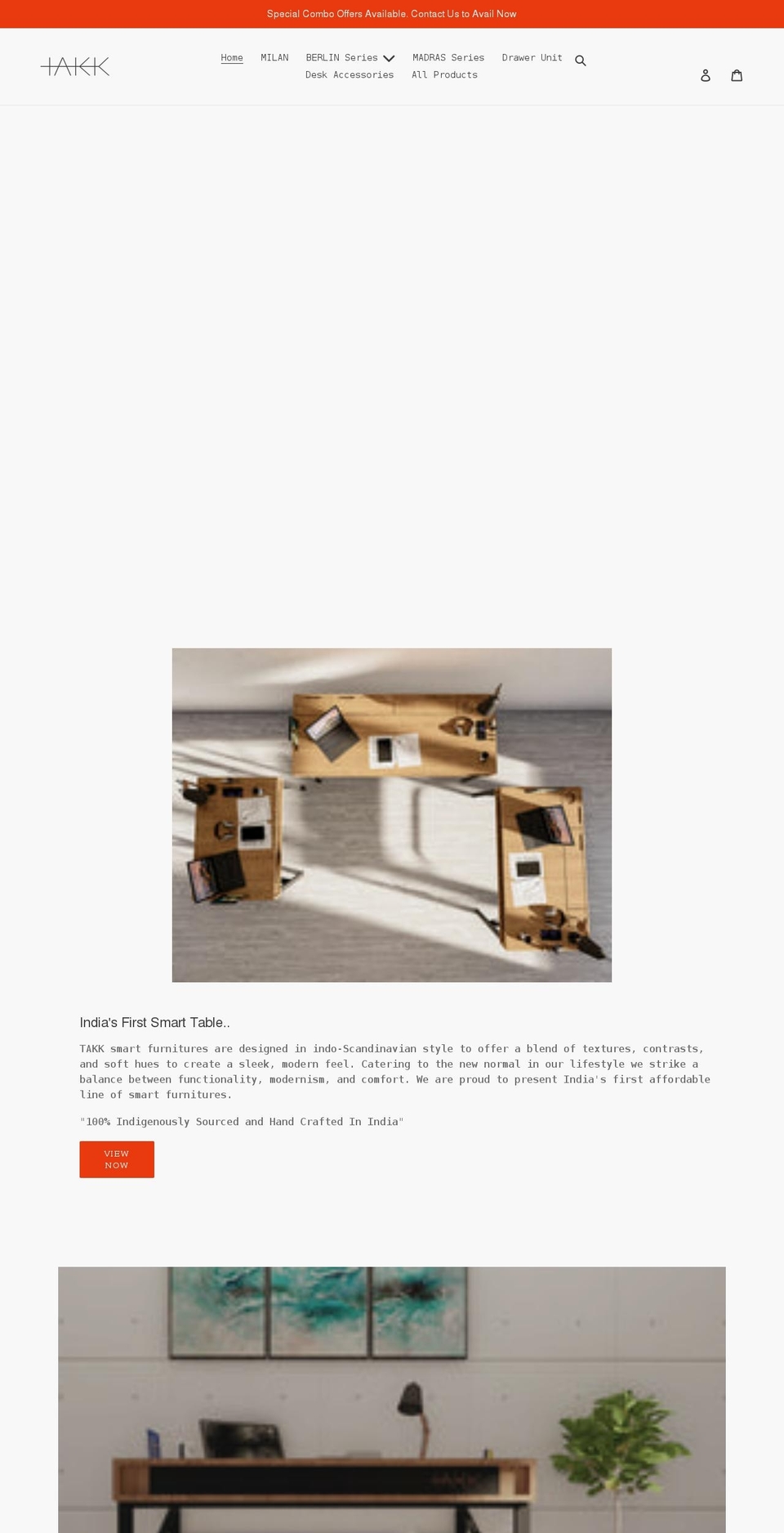 takk.in shopify website screenshot