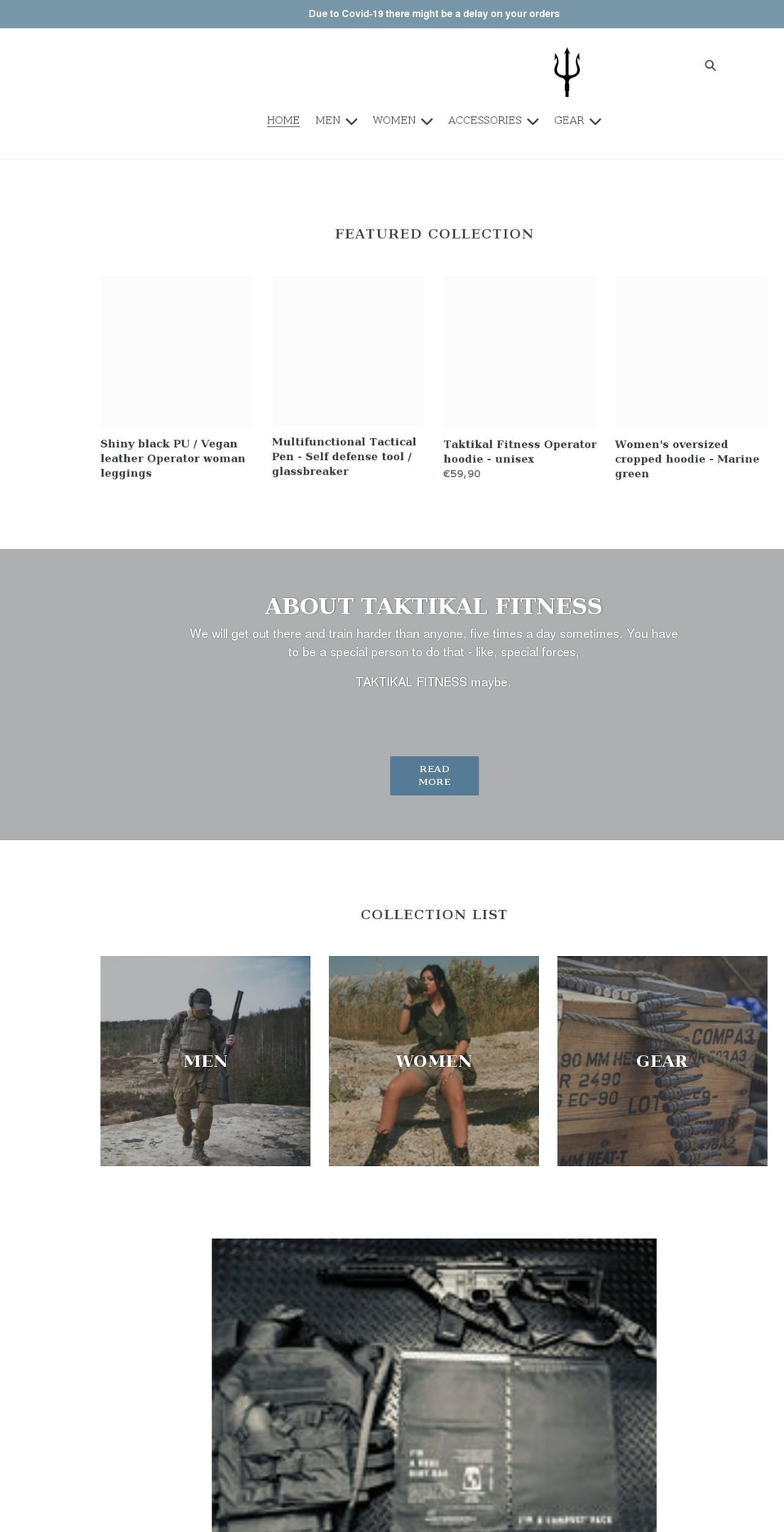 taktikalfitness.com shopify website screenshot