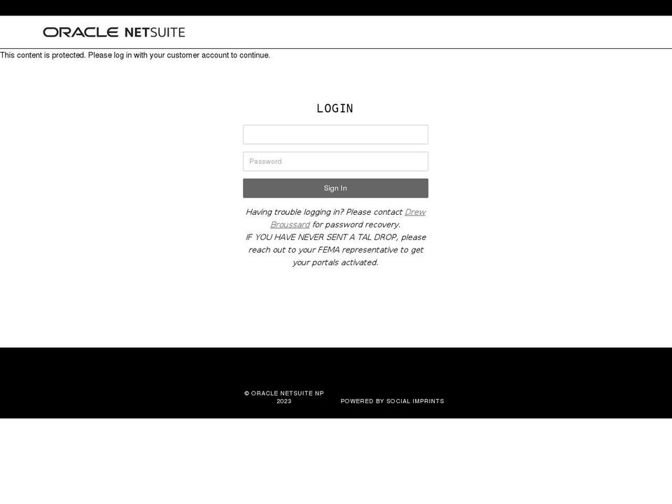 tal-oracle.myshopify.com shopify website screenshot