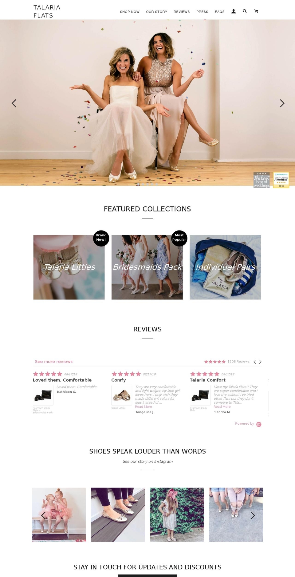 talariaflats.com shopify website screenshot