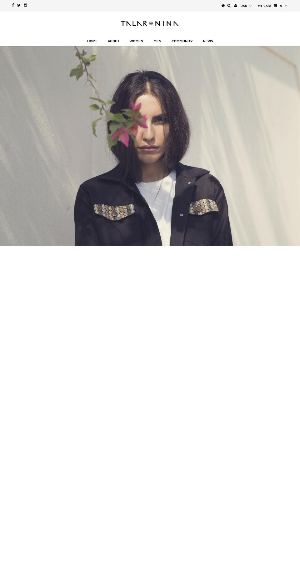 talarnina.com shopify website screenshot