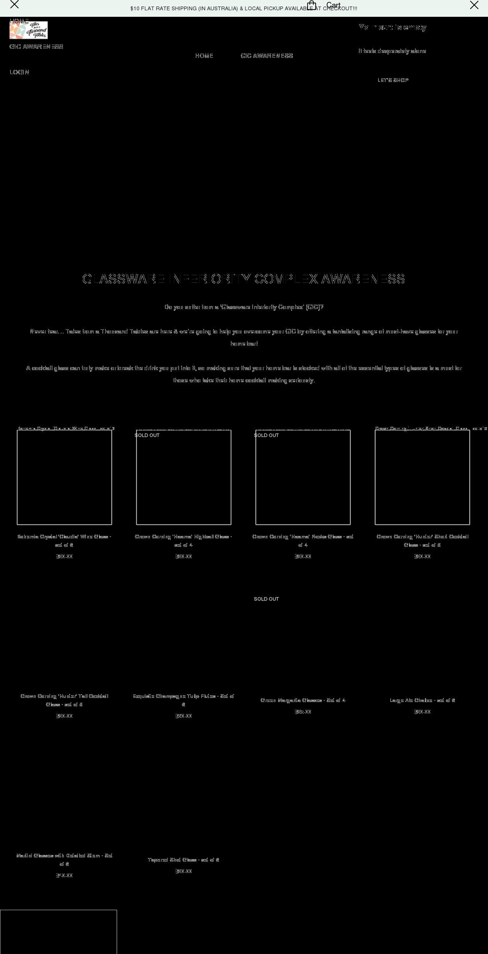 talesfromathousandtables.com shopify website screenshot