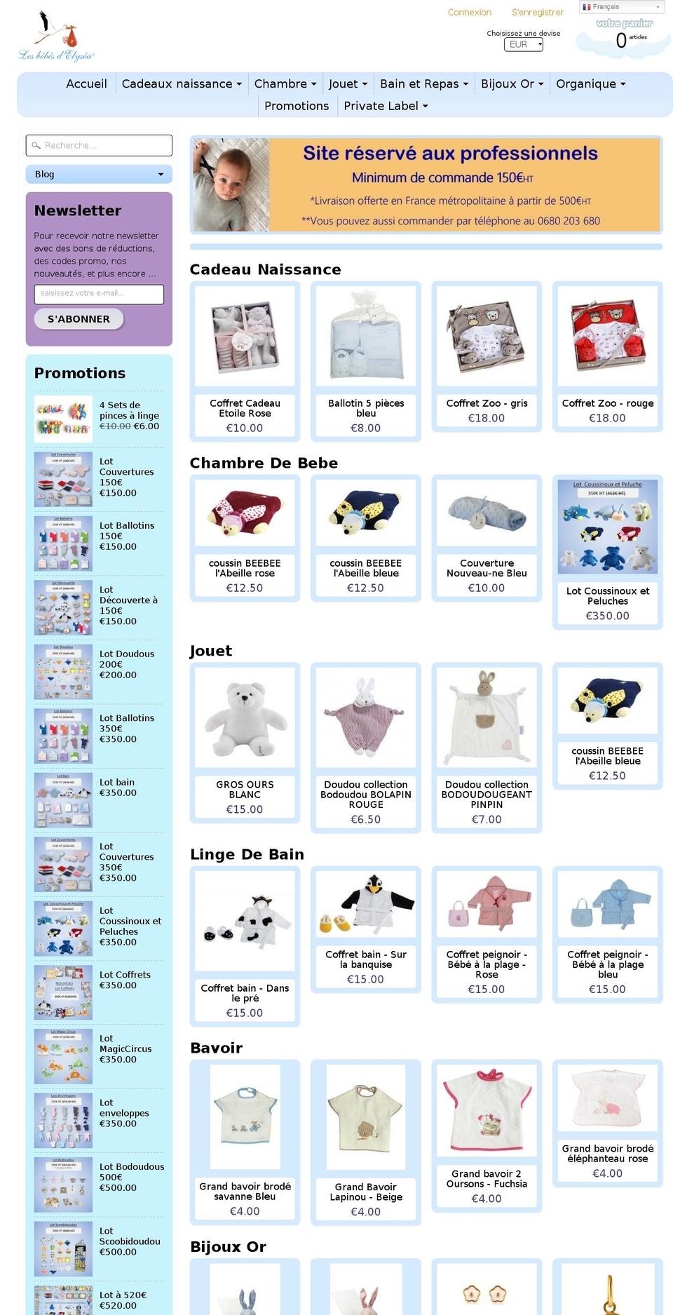 talinael.com shopify website screenshot