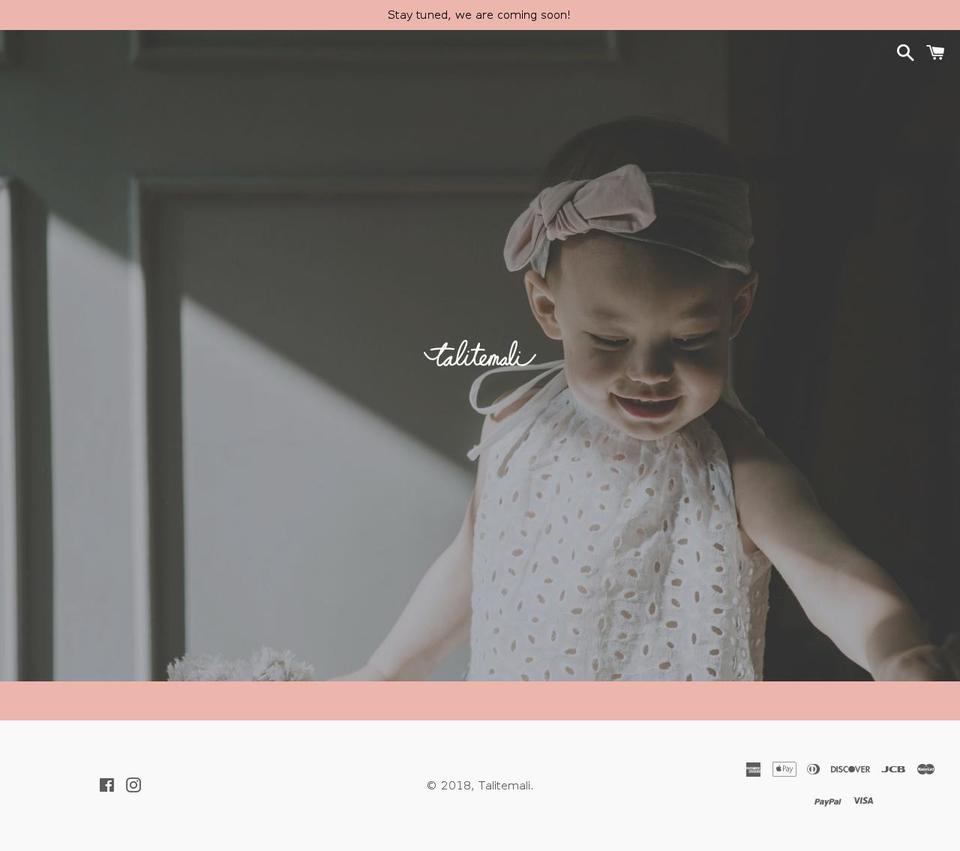 talitemali.com — Shopify storefront screenshot