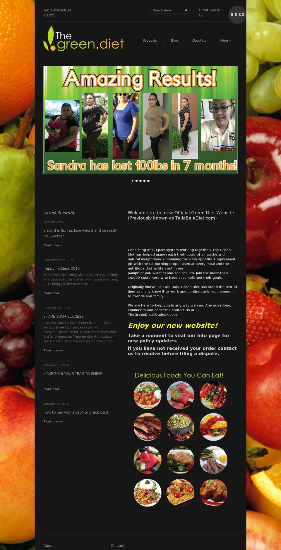 tallabajadiet.com shopify website screenshot