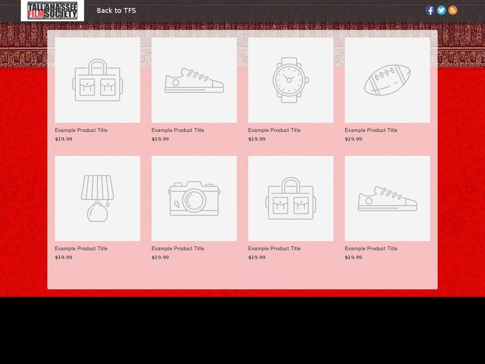 tallahassee-film-society-asc.myshopify.com shopify website screenshot